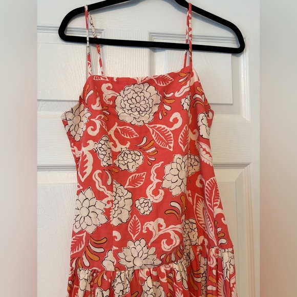 Zara Collection Cotton Linen Blend Bloggers Favorite Midi Dress - Picture 6 of 13